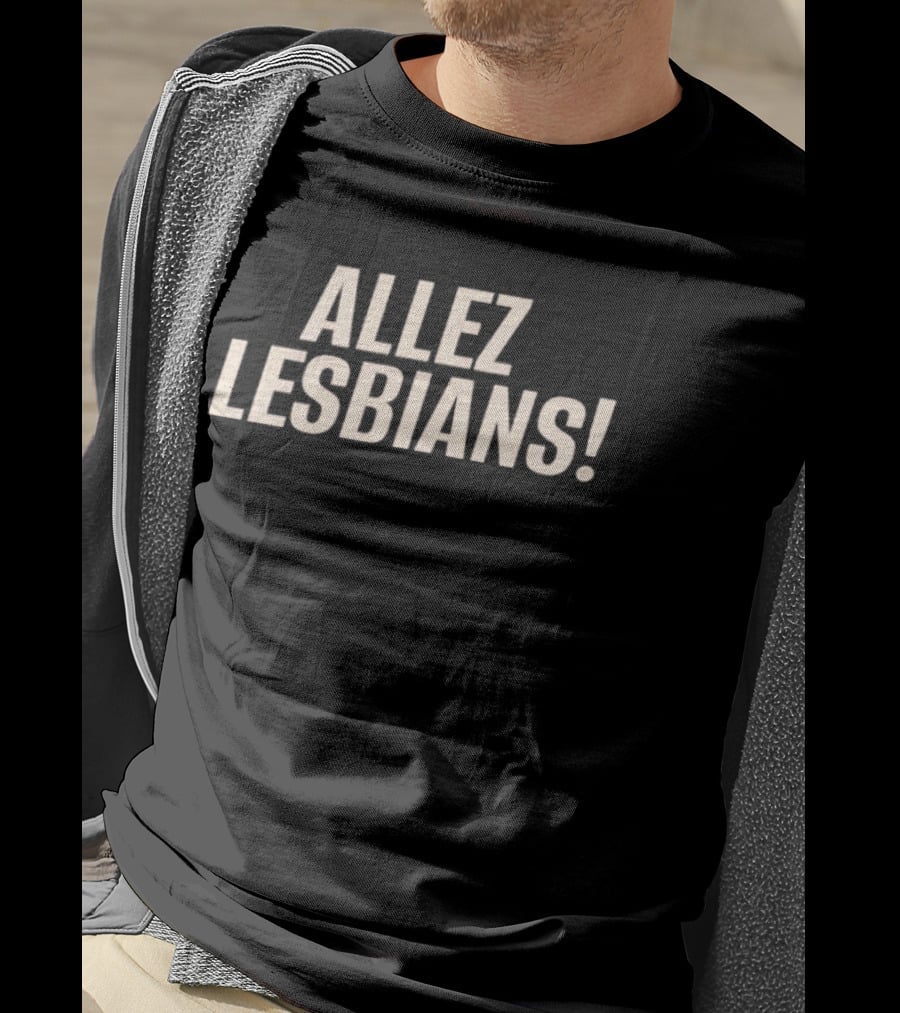 Allez Lesbians Hockey Pride Cheer T-Shirt