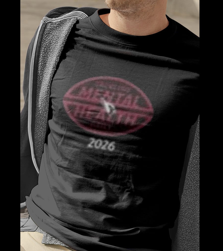 Tackling Mental Health Arizona Cardinals Two Sides Black T-Shirt