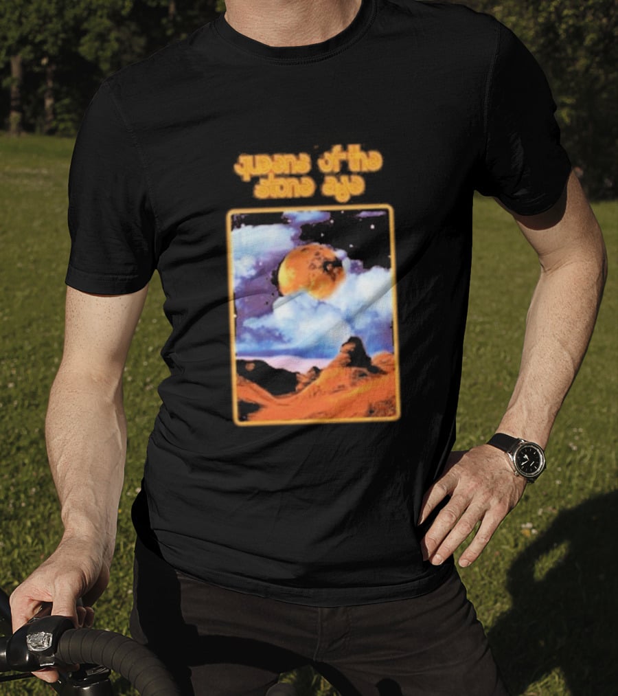 Queens Of The Stone Age Cosmic Moon Scene T-Shirt