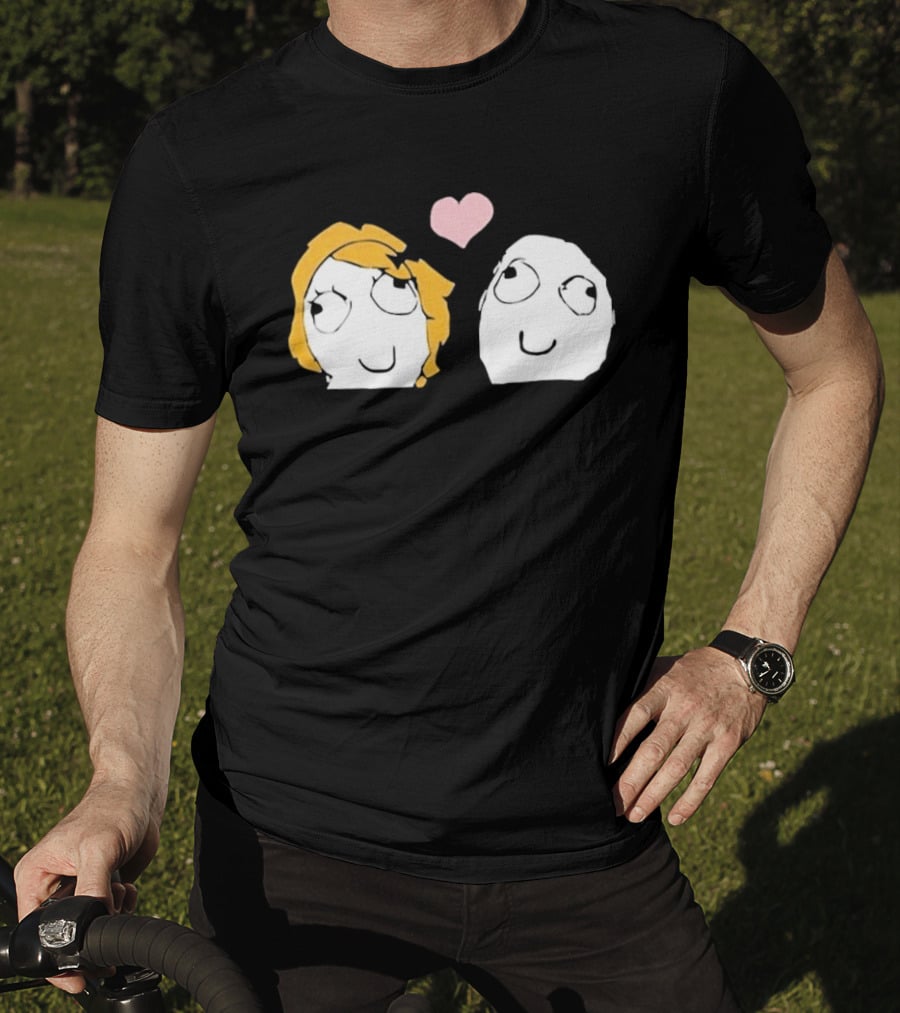 Derp Derpina Heart Rage Comic 2026 T-Shirt