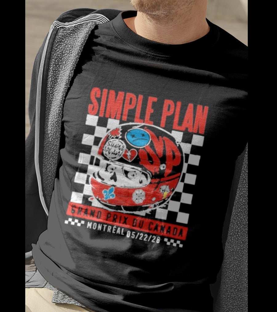 Simple Plan Grand Prix Du Canada Montreal 05/22/26 T-Shirt
