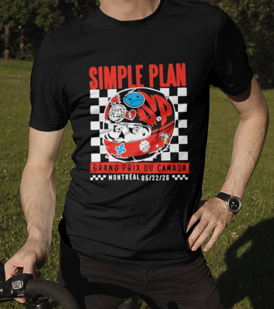 Simple Plan Grand Prix Du Canada Montreal 05/22/26 T-Shirt