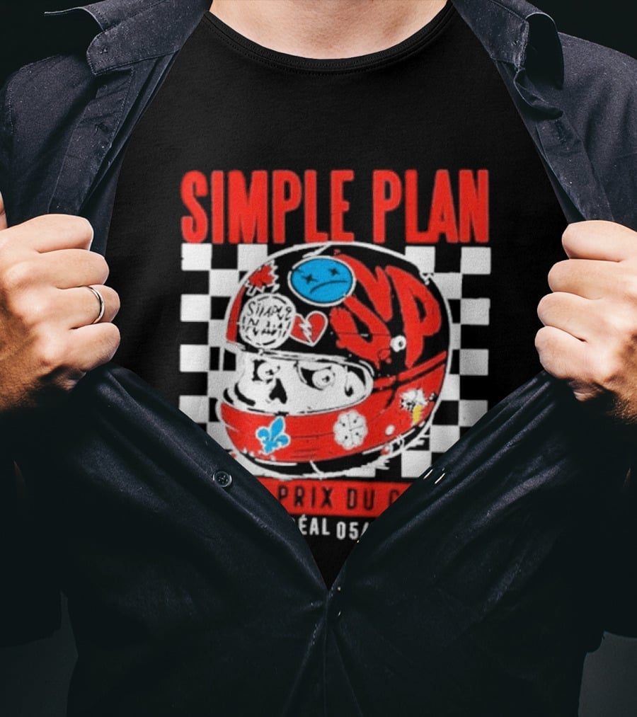 Simple Plan Grand Prix Du Canada Montreal 05/22/26 T-Shirt