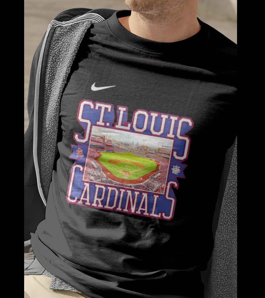 St. Louis Cardinals Baseball Stadium Nike MLB T-Shirt