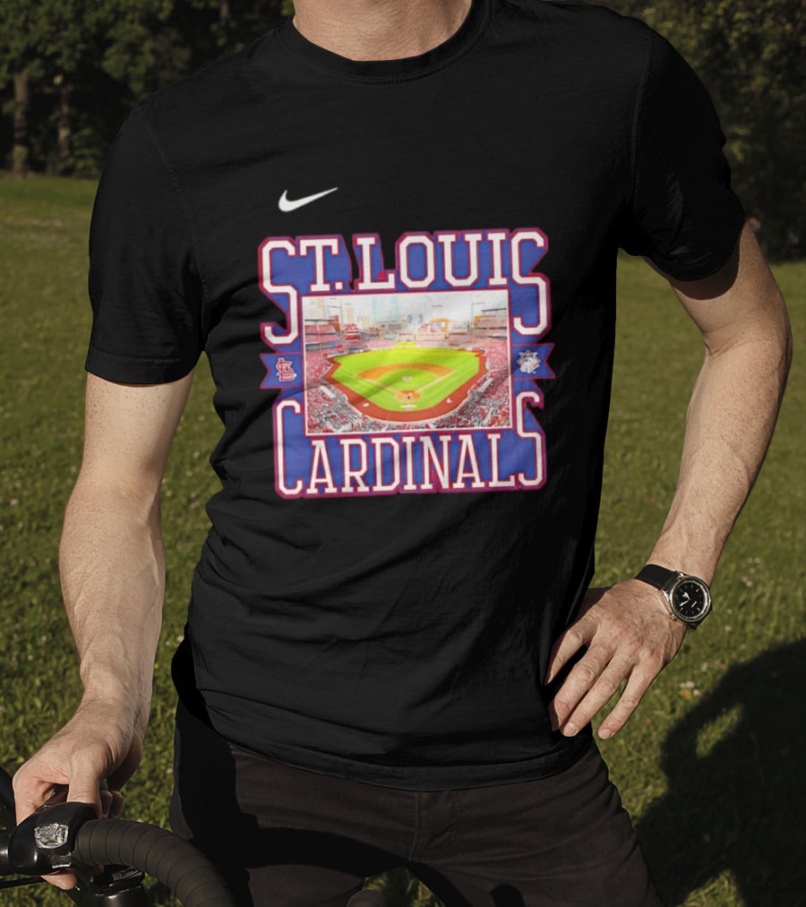 St. Louis Cardinals Baseball Stadium Nike MLB T-Shirt