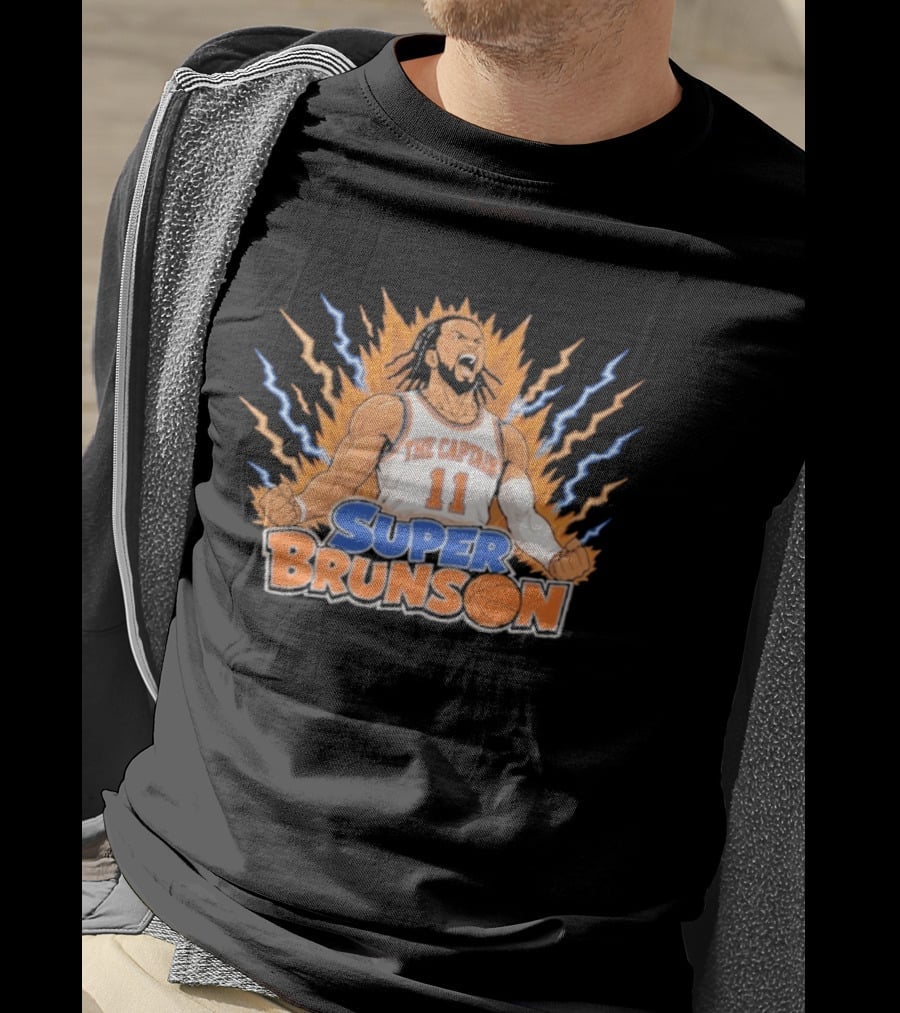 The Captain Super Brunson New York Knicks Jalen Brunson 11 T-Shirt
