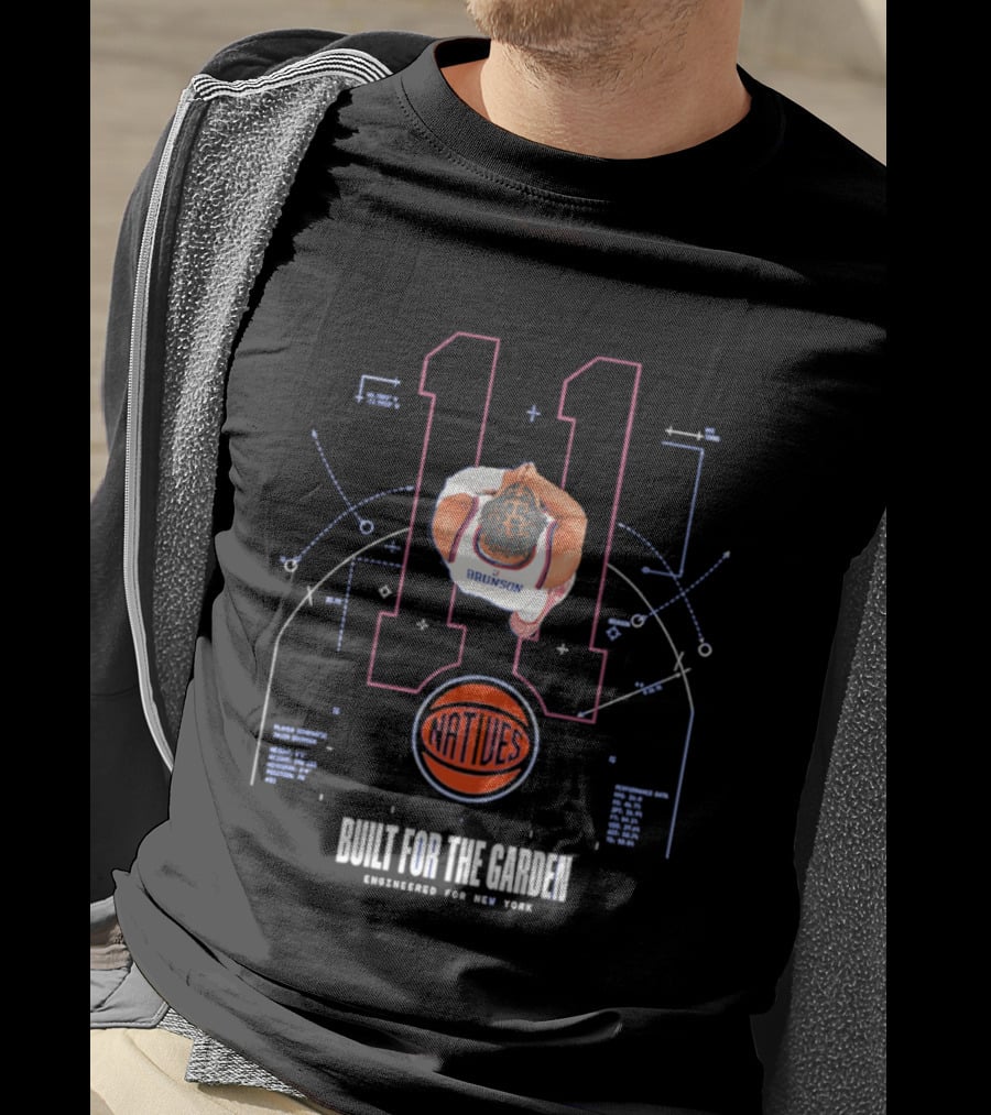Jalen Brunson Knicks Number 11 Attitude Built For The Garden T-Shirt