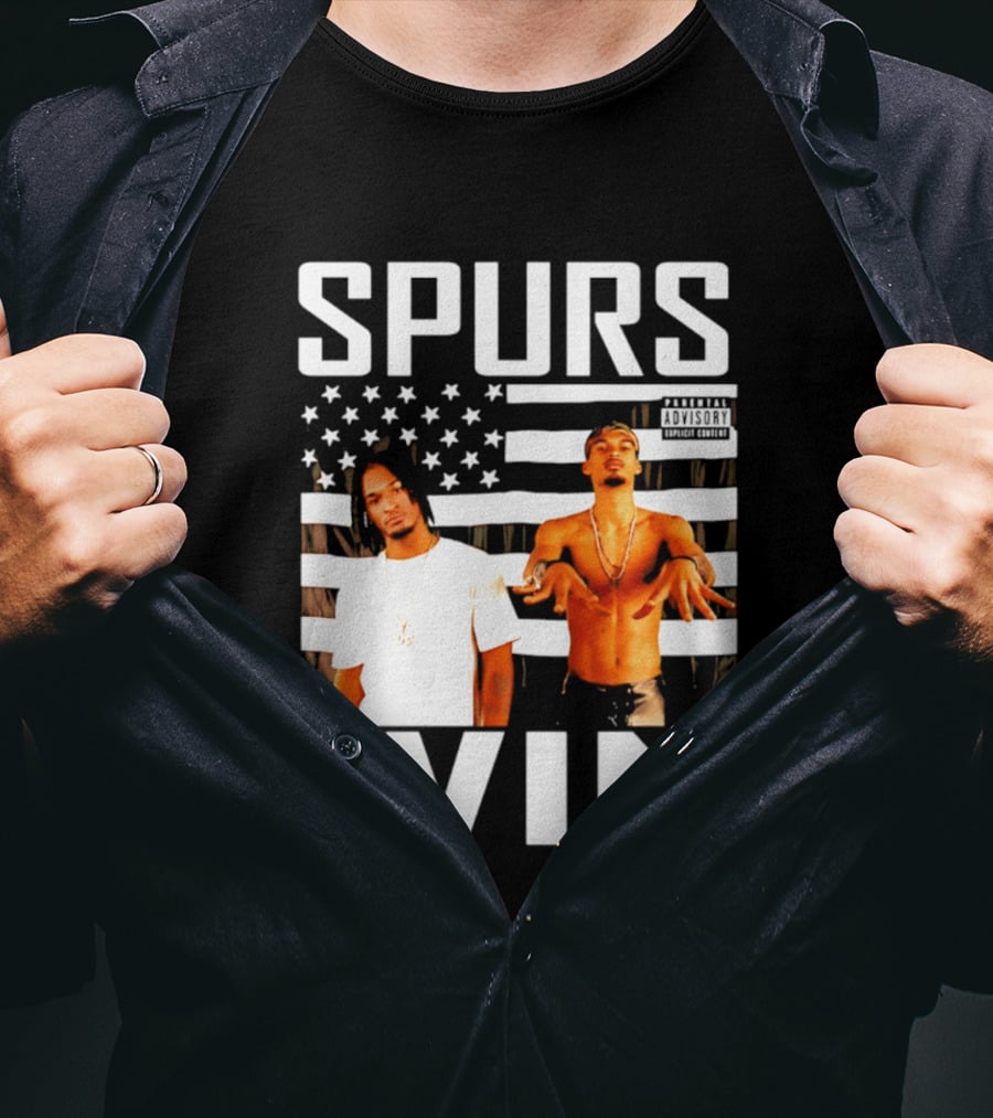 Victor Wembanyama Stephon Castle Spurs Win Outkast Stankonia T-Shirt