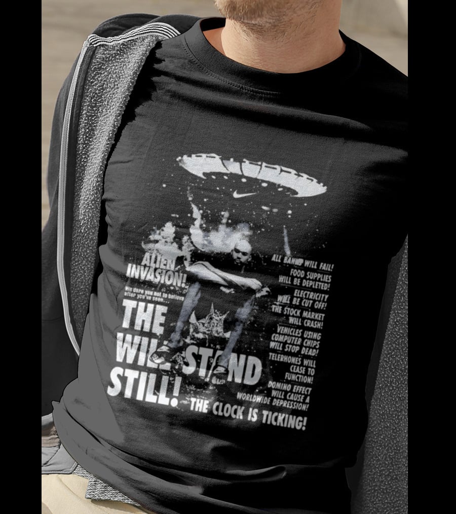 Victor Wembanyama San Antonio Spurs Alien Invasion The Will Stand Still The Is Ticking T-Shirt