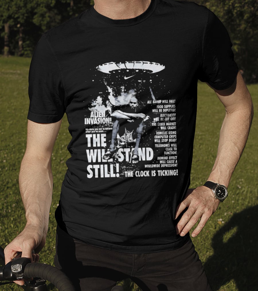 Victor Wembanyama San Antonio Spurs Alien Invasion The Will Stand Still The Is Ticking T-Shirt