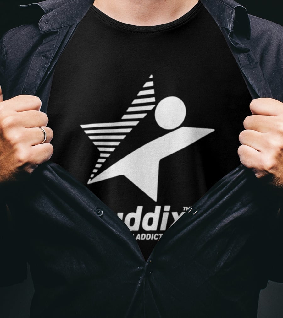 Buddix Make A New Addict Star And Sphere T-Shirt