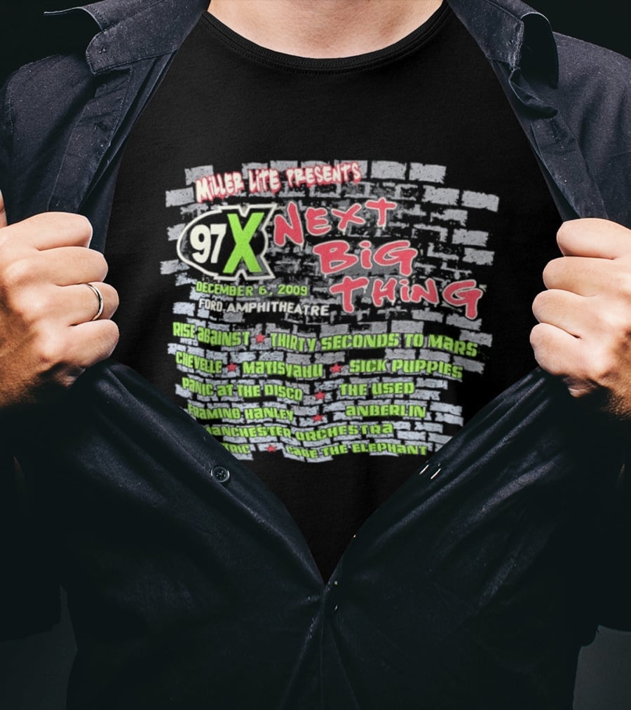 Miller Lite Presents 97X Next Big Thing Concert T-Shirt