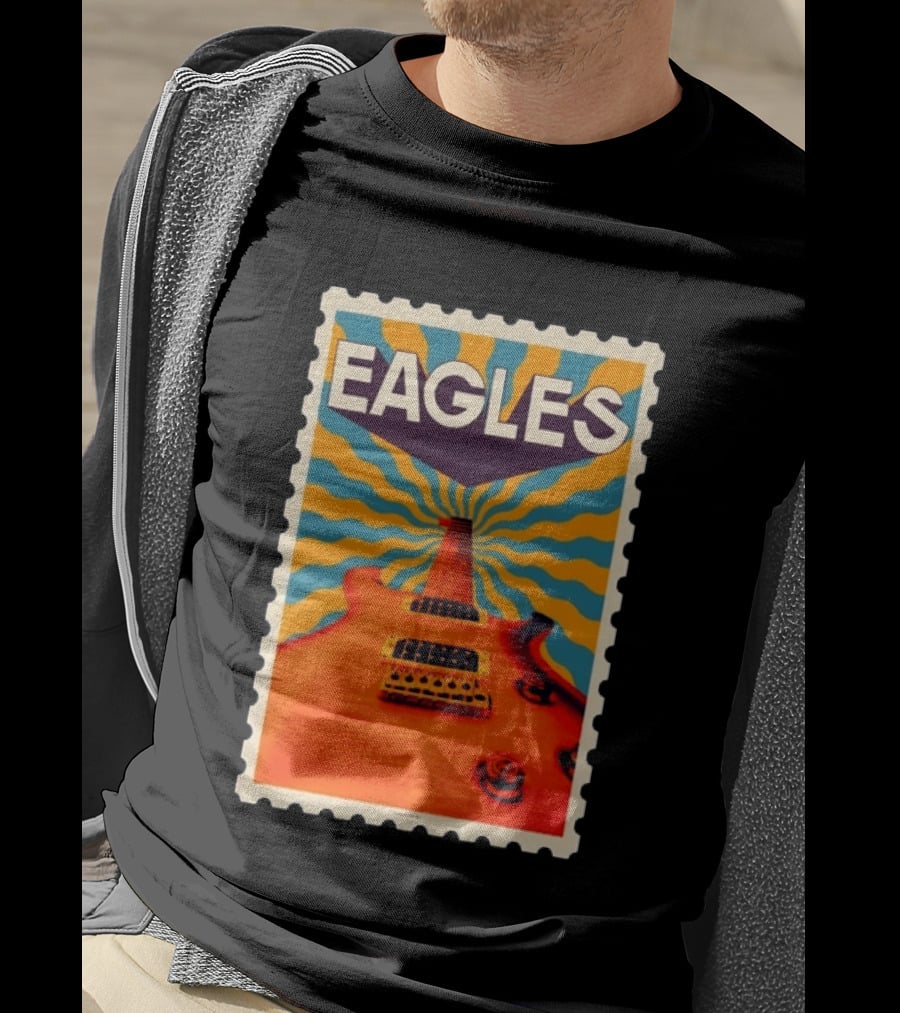 Eagles May 2026 Tour US Psychedelic Guitar Visual T-Shirt
