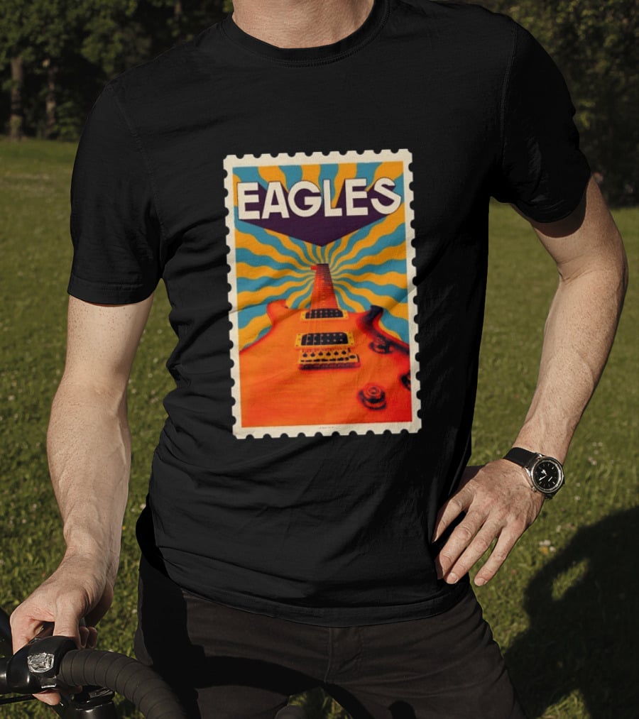 Eagles May 2026 Tour US Psychedelic Guitar Visual T-Shirt