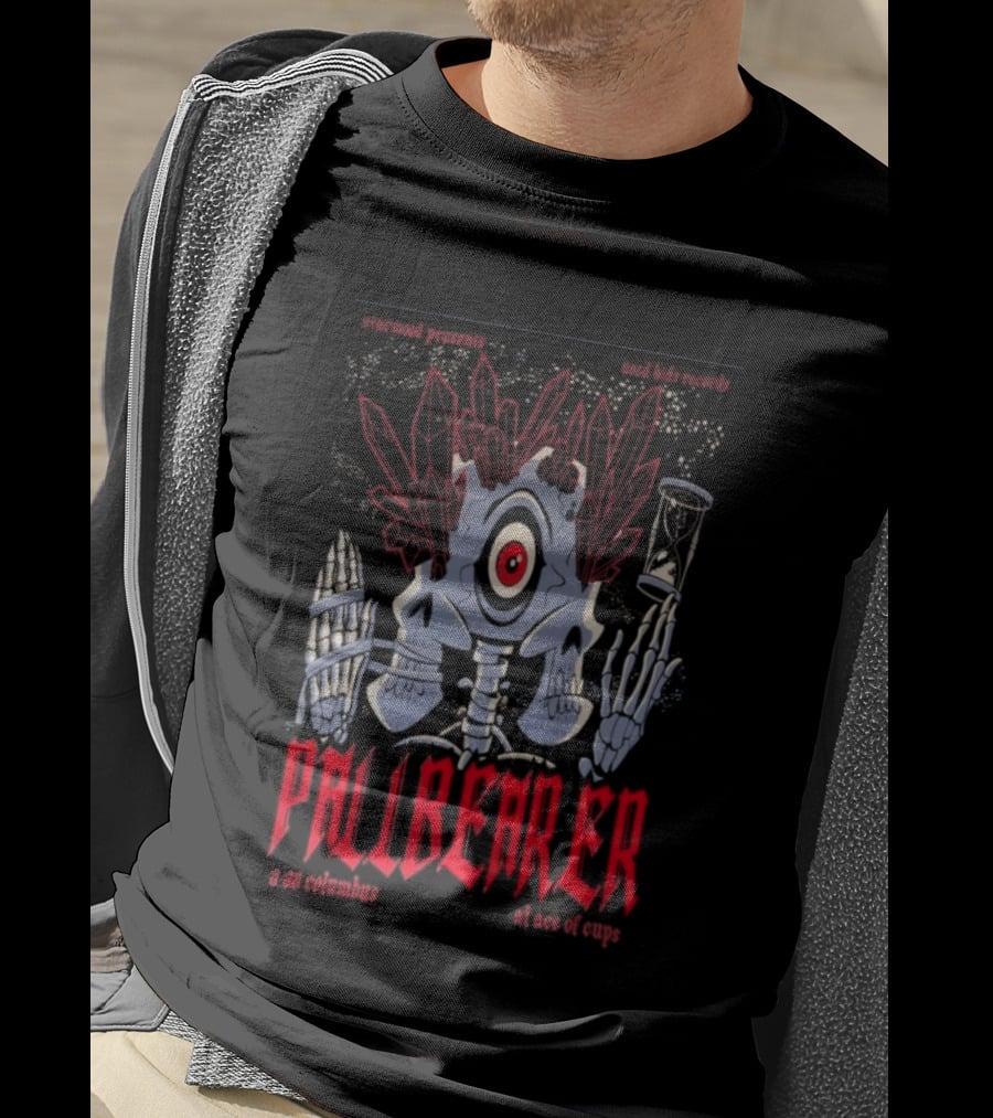 Pallbearer Ace Of Cups Columbus May 28 2026 Skeleton Eye Hourglass T-Shirt