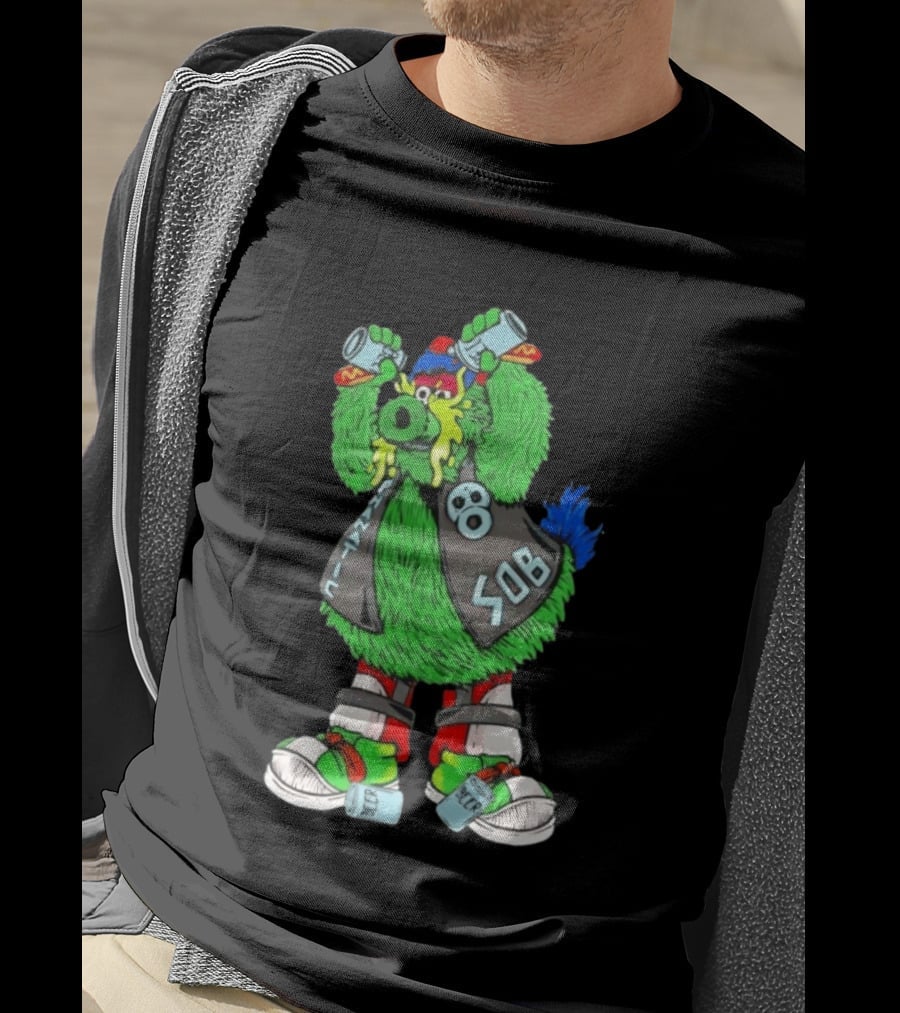 Stone Cold Phanatic Philadelphia Phillies SOB Fanatic Beer Drinking 3:16 T-Shirt