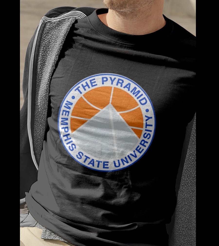 The Pyramid Memphis State University Basketball T-Shirt