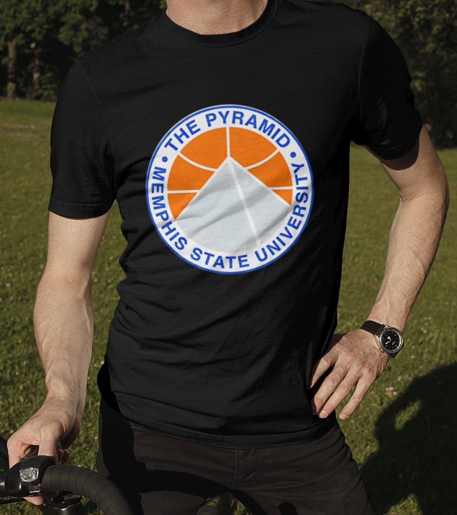 The Pyramid Memphis State University Basketball T-Shirt