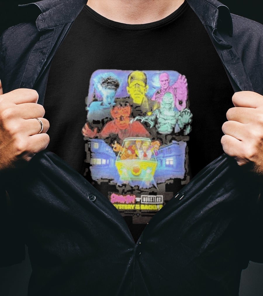 Scooby Doo X Universal Monsters Mystery Machine Adventure 2026 T-Shirt