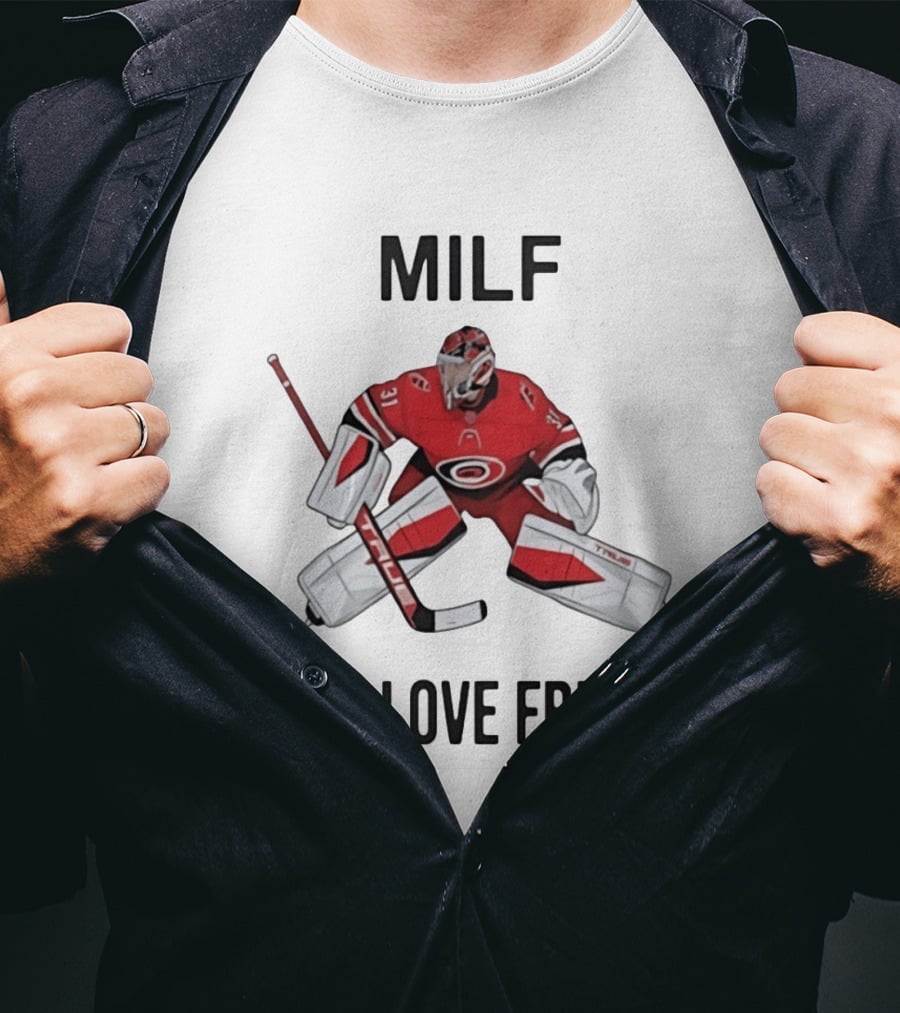 Frederik Andersen Carolina Hurricanes NHL Man I Love Freddie T-Shirt