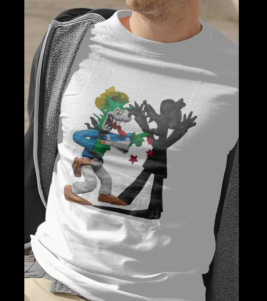 Wild Grrl MTV Celebrity Deathmatch Cartoon Style Claymation Scene T-Shirt