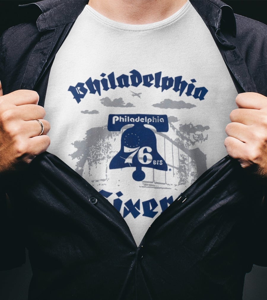 Philadelphia 76 Sixers Liberty Bell 76ers Basketball T-Shirt