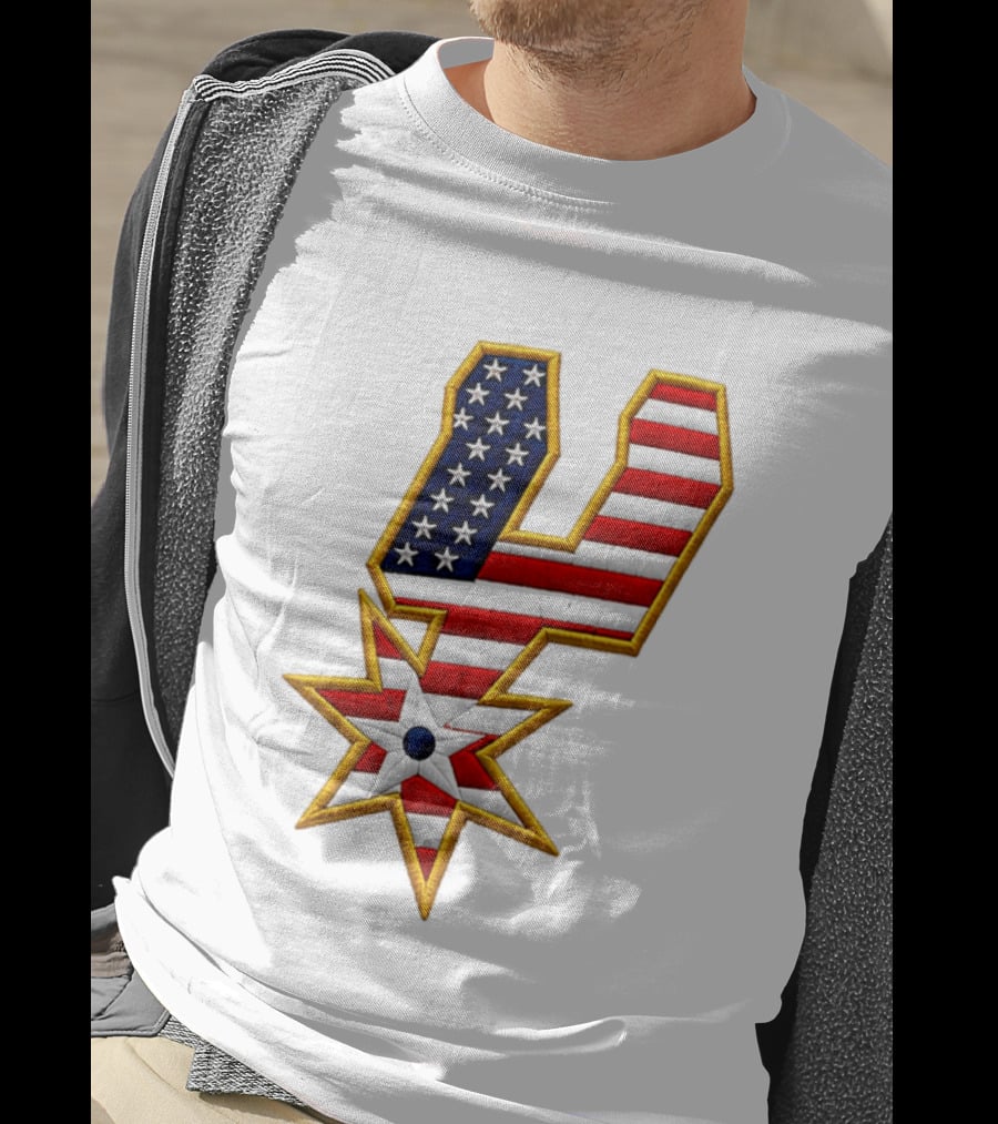 America 250th Anniversary Spurs Stars And Stripes T-Shirt