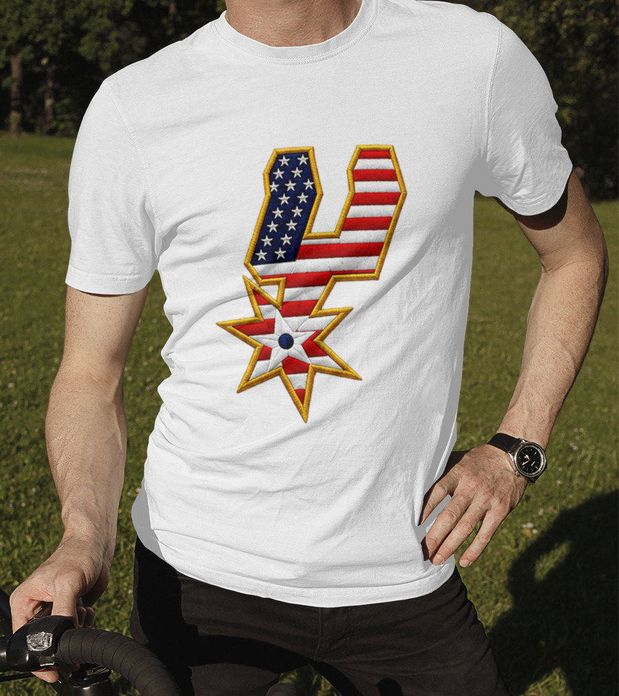 America 250th Anniversary Spurs Stars And Stripes T-Shirt
