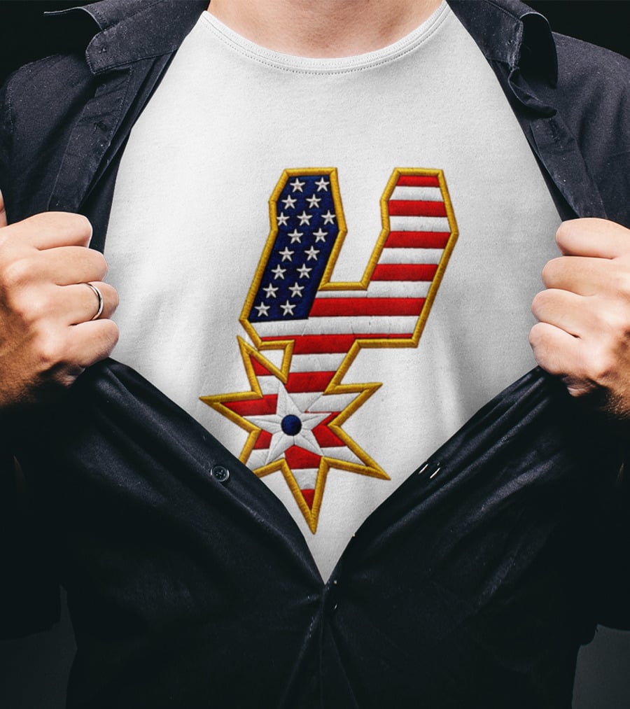 America 250th Anniversary Spurs Stars And Stripes T-Shirt