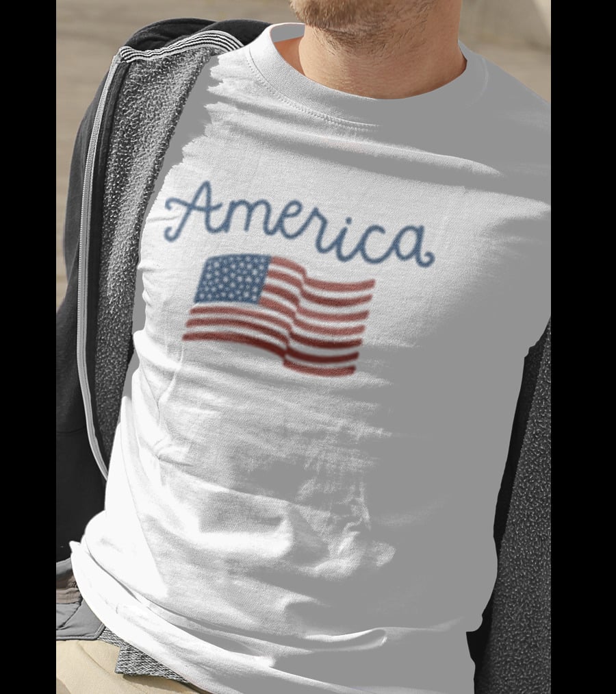 Deseret News America American Flag Patriotic Pride T-Shirt