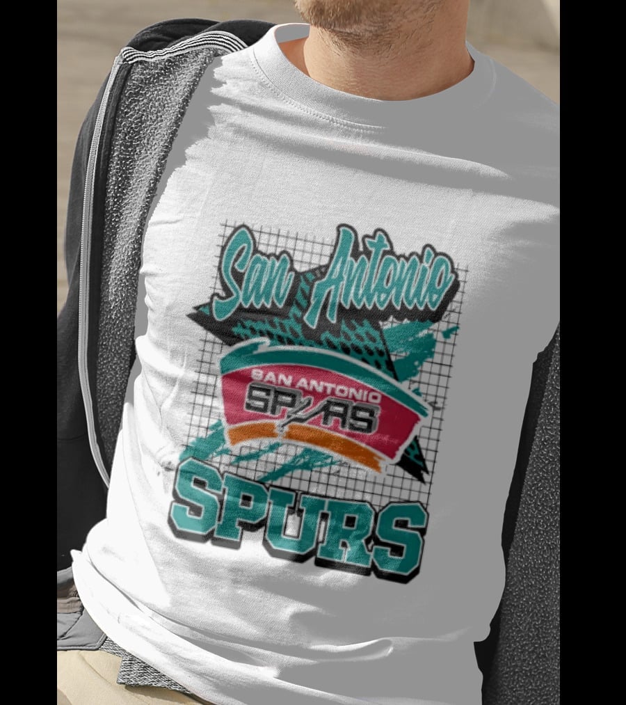 San Antonio Spurs NBA Retro Style San Antonio Spurs Memphis Spurs T-Shirt