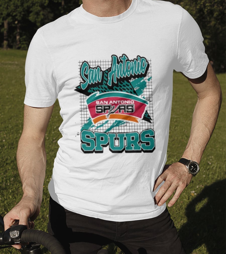 San Antonio Spurs NBA Retro Style San Antonio Spurs Memphis Spurs T-Shirt