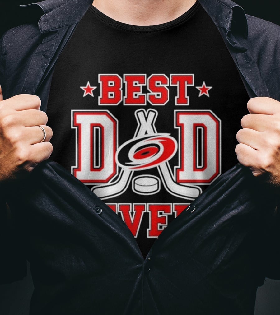 Carolina Hurricanes Best Dad Ever 2026 NHL Fan Gear T-Shirt