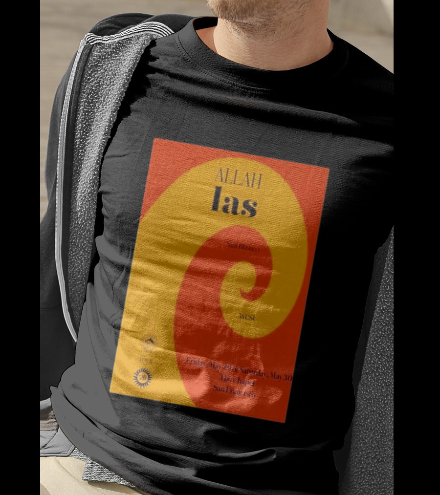 Allah Las Sam Blasucci The Chapel San Francisco May 29 30 2026 Tour West T-Shirt