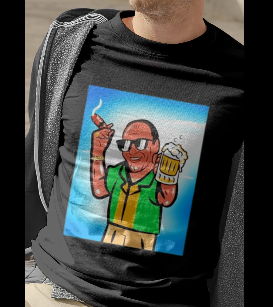 Boss Beer And Cigars Summer Vibes Retro Style Celebration T-Shirt