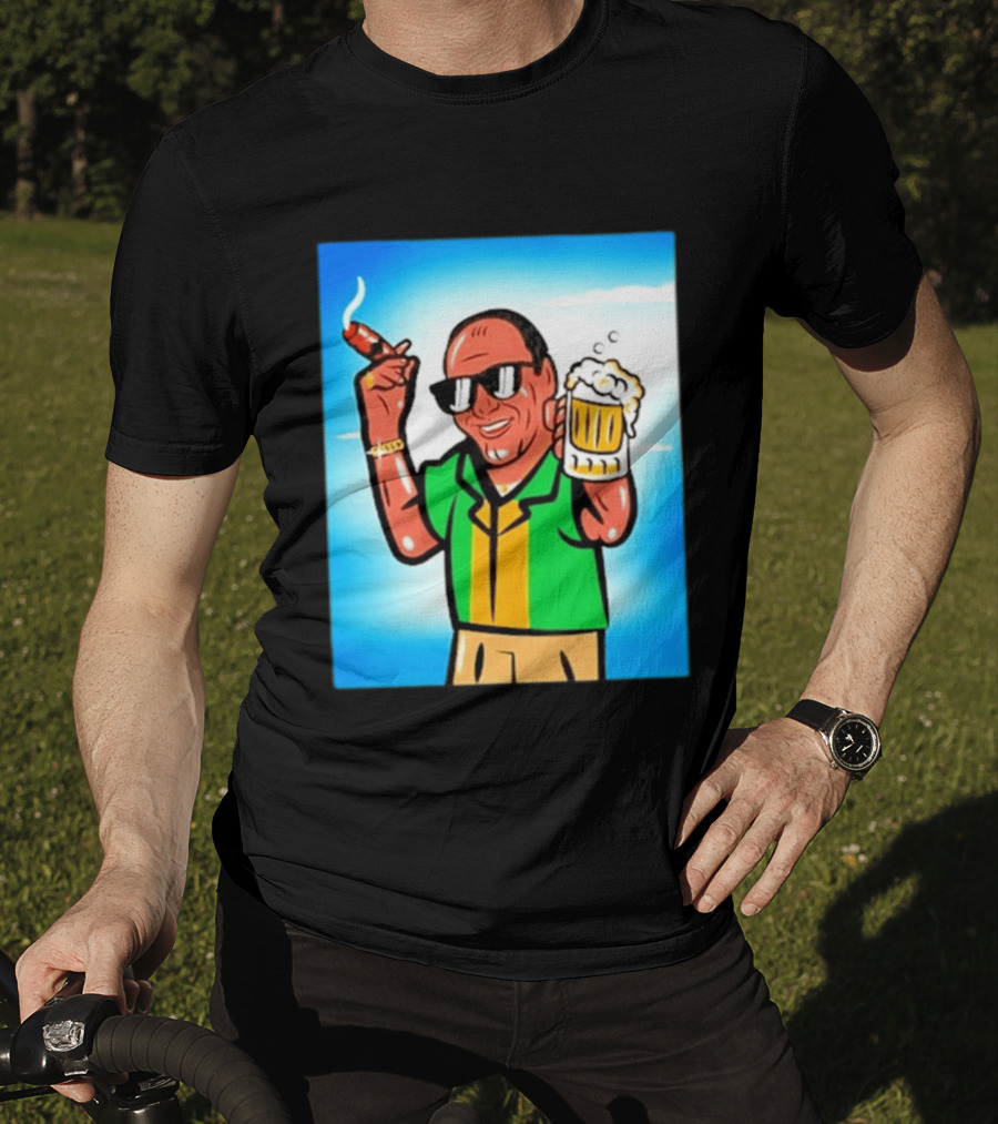 Boss Beer And Cigars Summer Vibes Retro Style Celebration T-Shirt