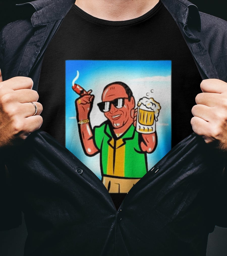 Boss Beer And Cigars Summer Vibes Retro Style Celebration T-Shirt