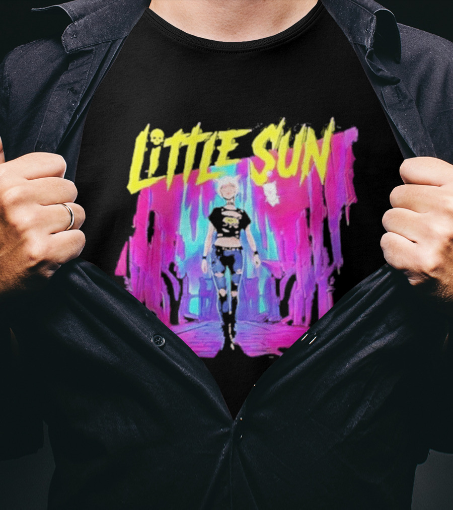Cyberpunk 2077 Little Sun Neon Street T-Shirt