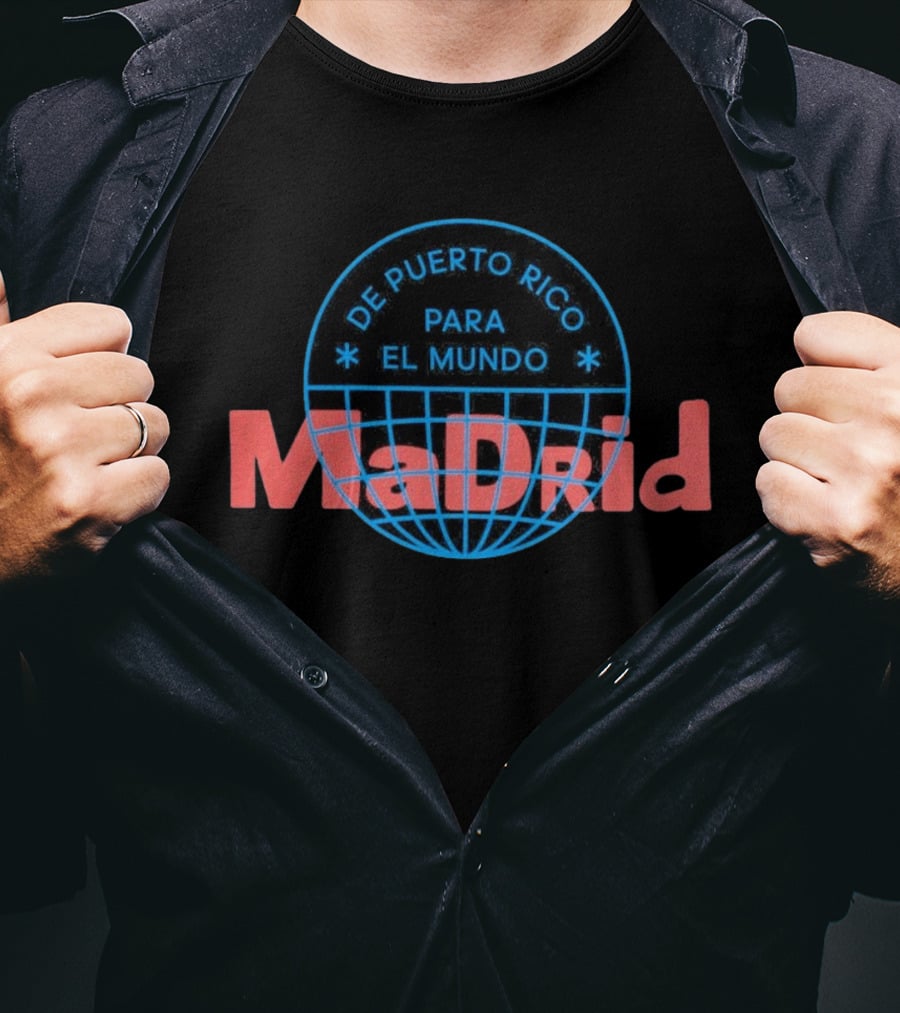 De Puerto Rico Para El Mundo Madrid T-Shirt