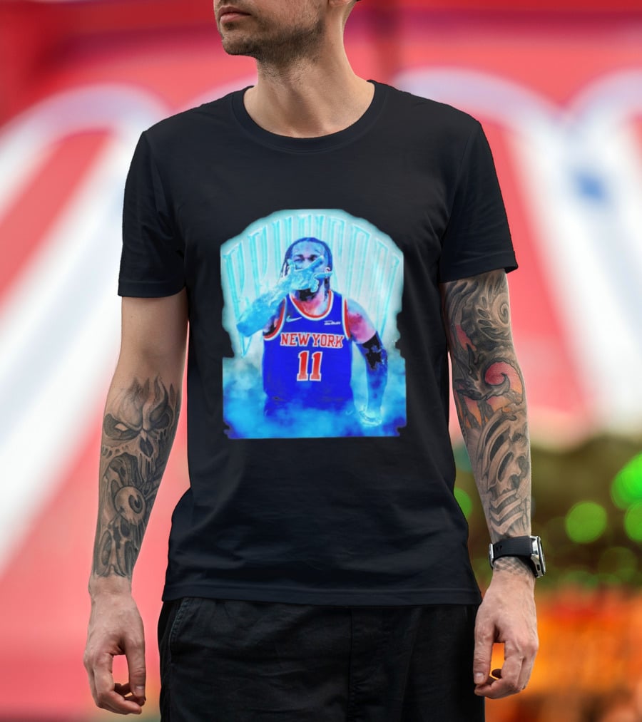 New York Ice Man Brunson 11 Jersey Knicks T-Shirt