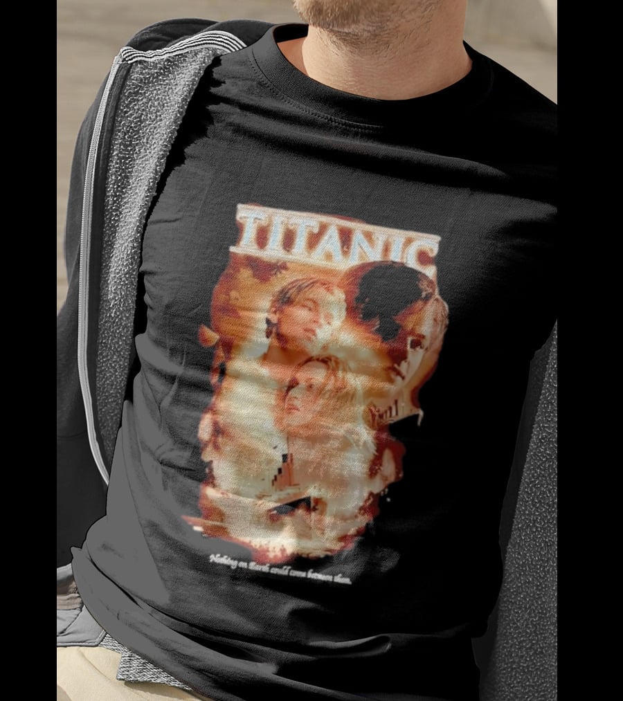 Titanic Jack Dawson Rose Dewitt Bukater Iconic Movie Romance T-Shirt