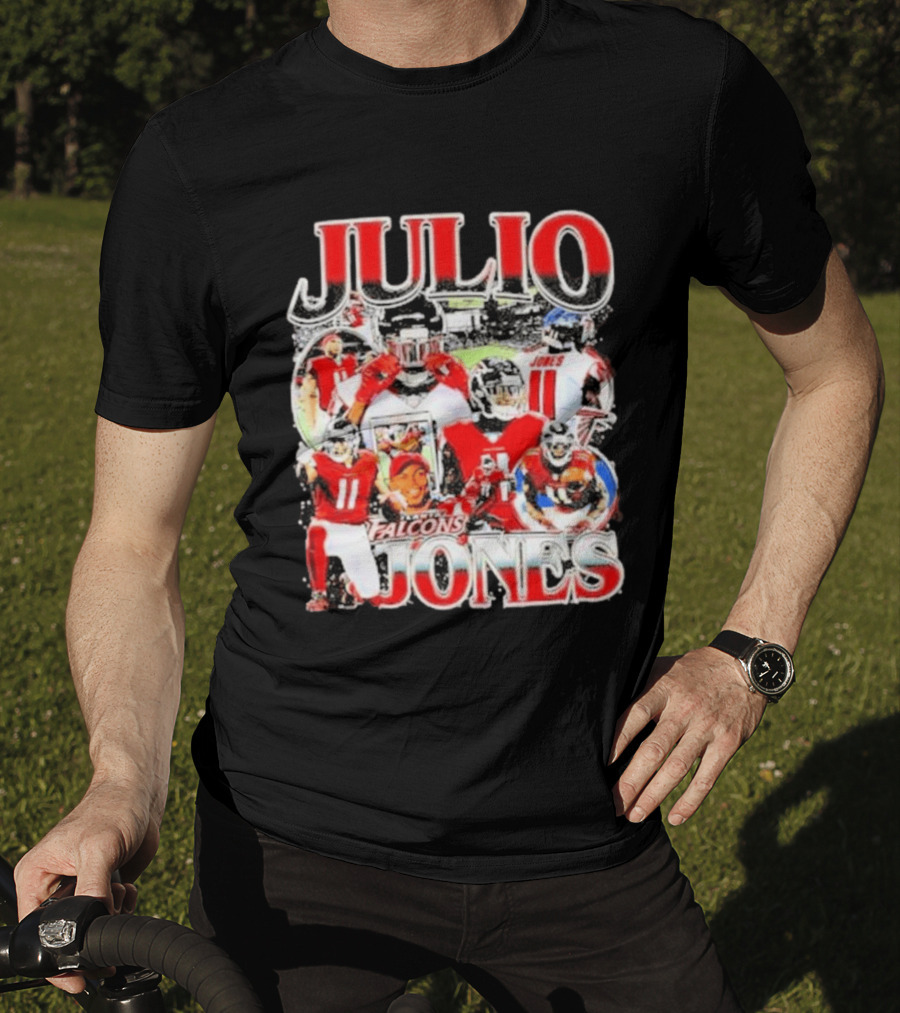 Julio Jones Iconic Atlanta Falcons Football Moments T-Shirt