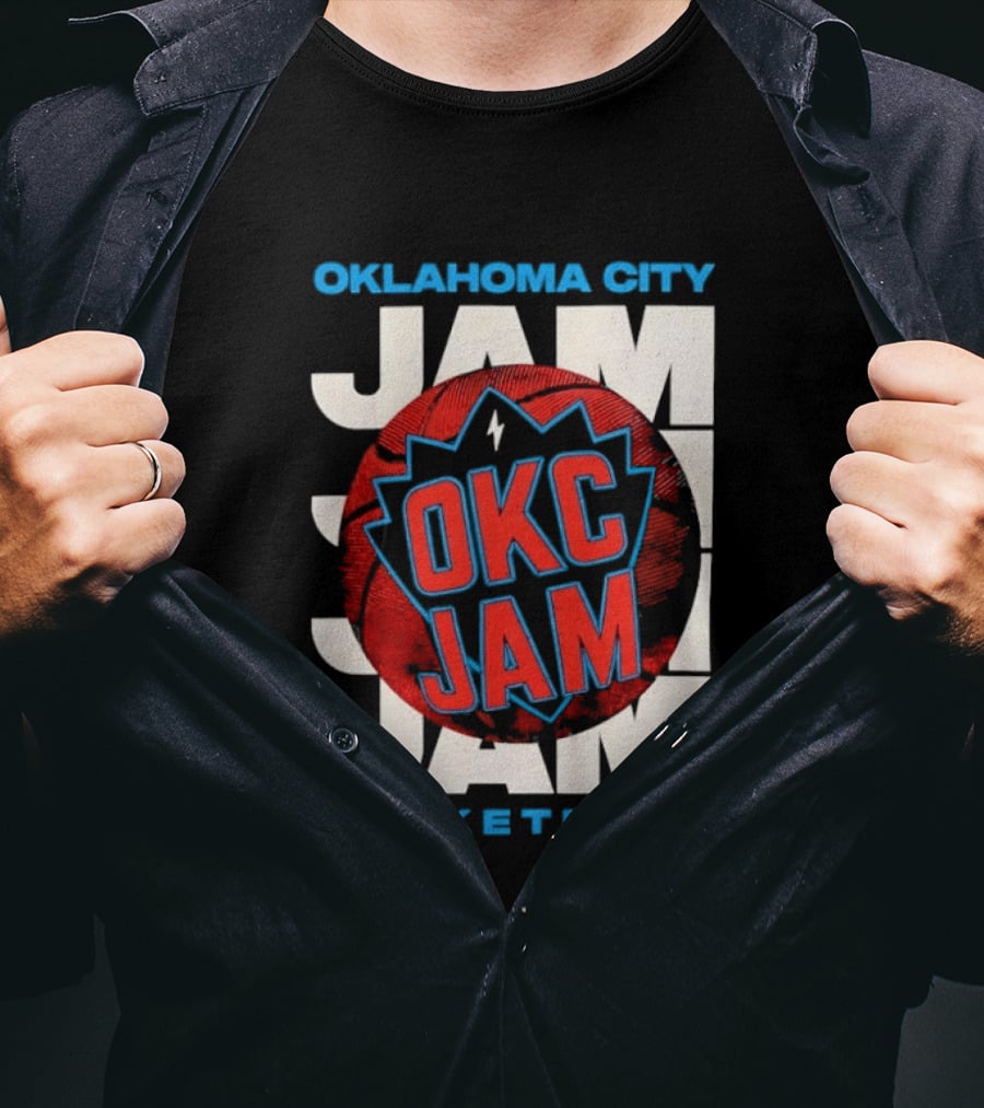 OKC Jam Oklahoma City Basketball Jam Jam Jam T-Shirt
