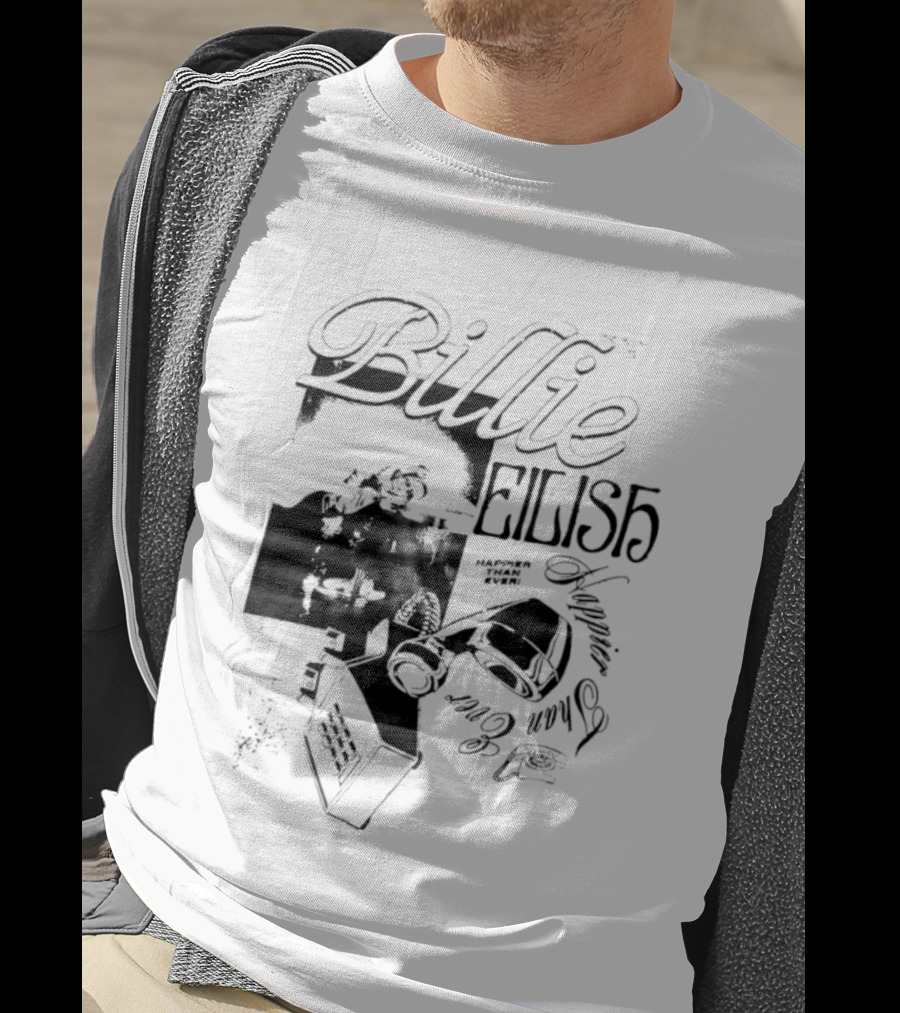 Billie Eilish Happier Than Ever Album T-Shirt