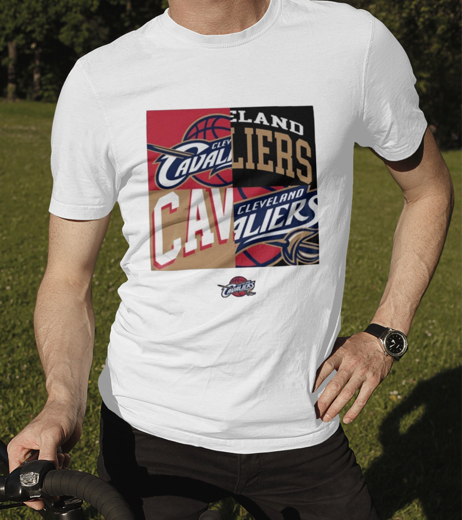 Cleveland Cavaliers Block New Era Iconic Logo Collage T-Shirt