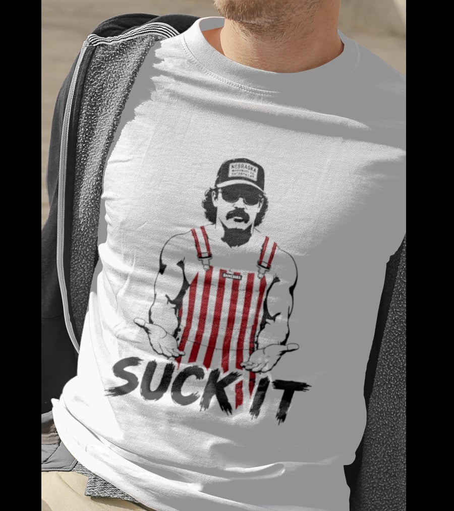 Dr Disrespect Nebraska Machinery Co Suck It Caterpillar Gamebirds T-Shirt