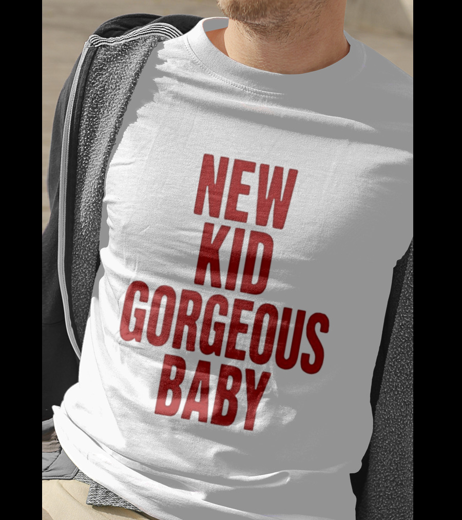New Kid Gorgeous Baby John Mulaney Red T-Shirt
