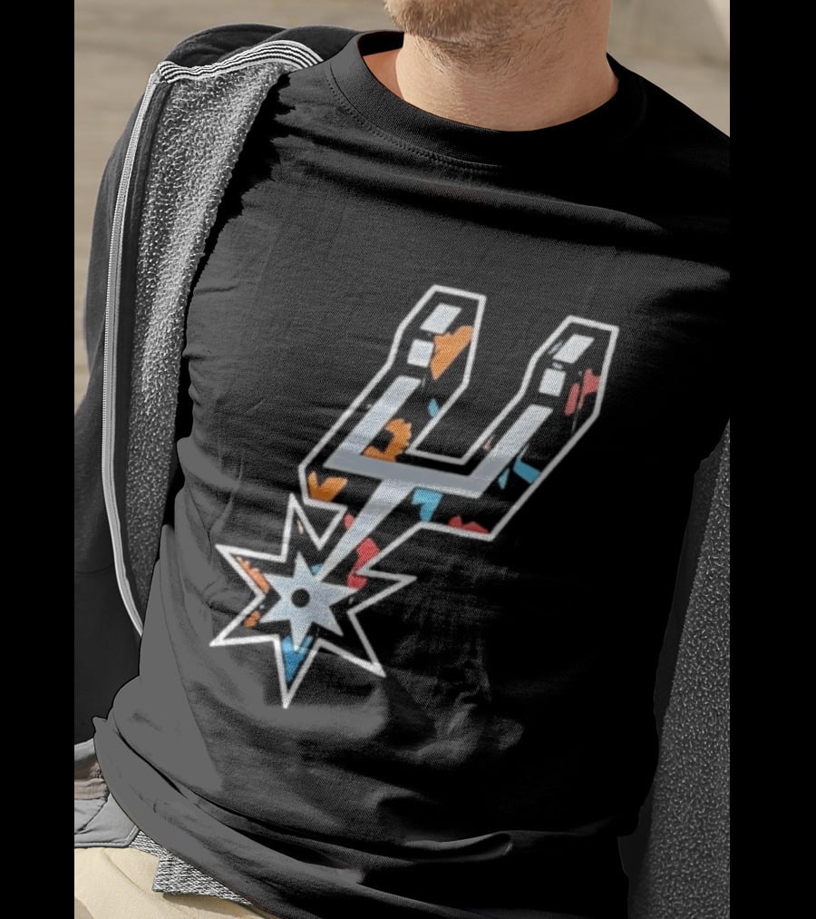 San Antonio Spurs Fiesta Colors NBA T-Shirt