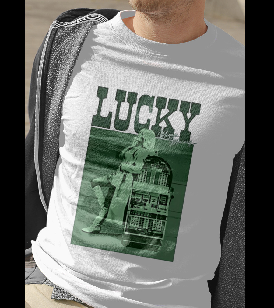 Megan Moroney LUCKY Retro Slot Machine T-Shirt