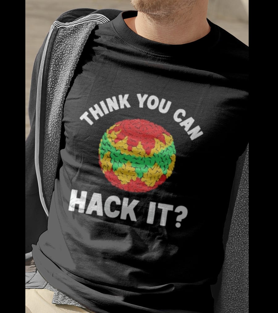 Think You Can Hack It Hacky Sack Retro Fun Challenge T-Shirt